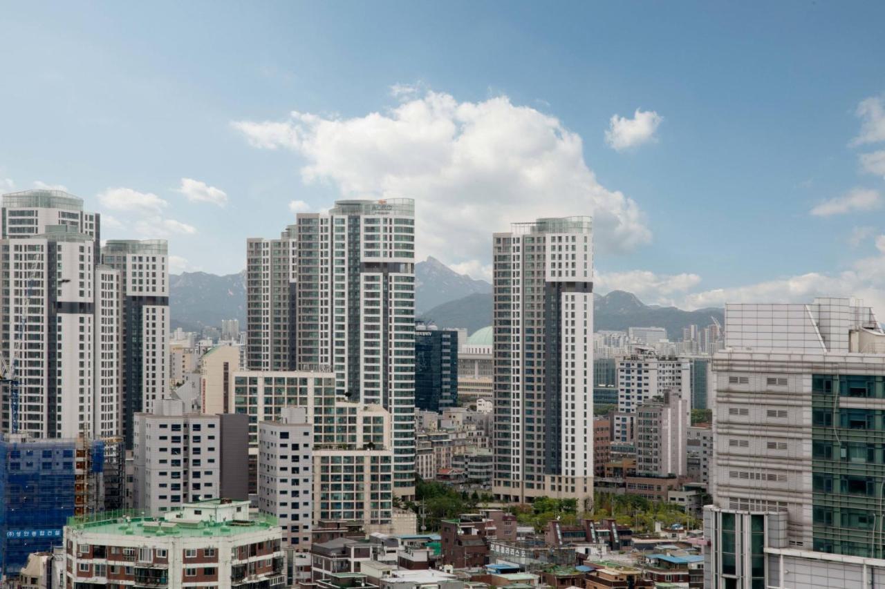 Courtyard By Marriott Seoul Times Square Hotell Eksteriør bilde